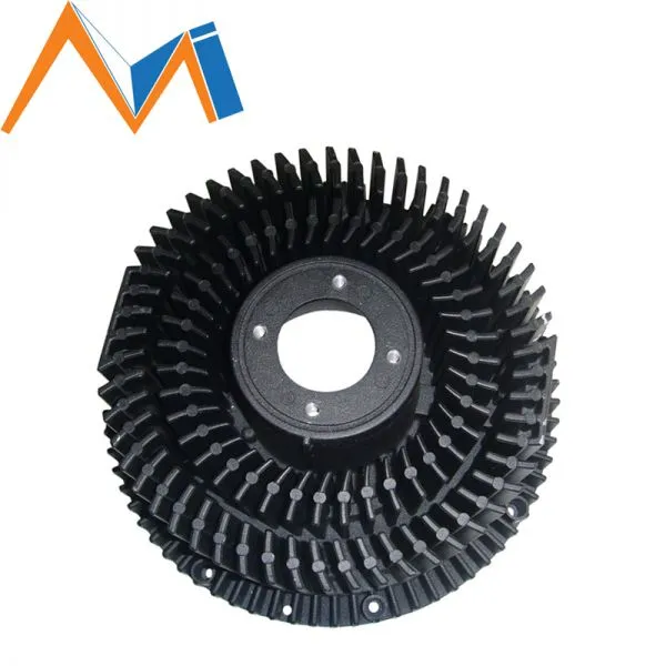 Customized Stacked Fin Stamping Extruded Aluminum LED Heat Sink Radiator photo-3