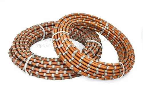 Fikot High Quality Granite Marble Block Profilling Suqaring Diamond Wire Saw 7.3mm 8.3mm 8.8mm 9mm 10mm 11mm 11.5mm
