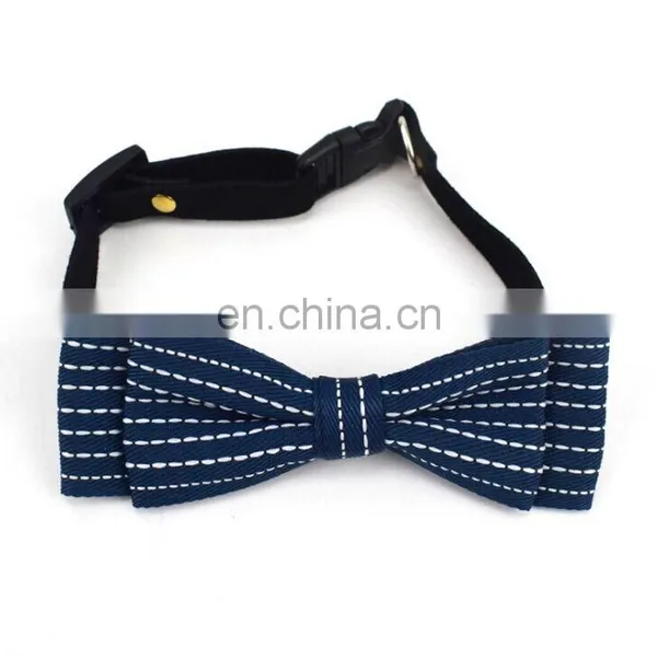 Handcrafted Adorable Pet Bow Ties Adjustable Bow Tie Fashion Accessories for Pet Dog Cat photo-5