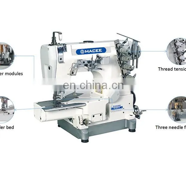 MC 600-01 HIGH-SPEED CYLINDER-BED INERLOCK SEWING MACHINE photo-2