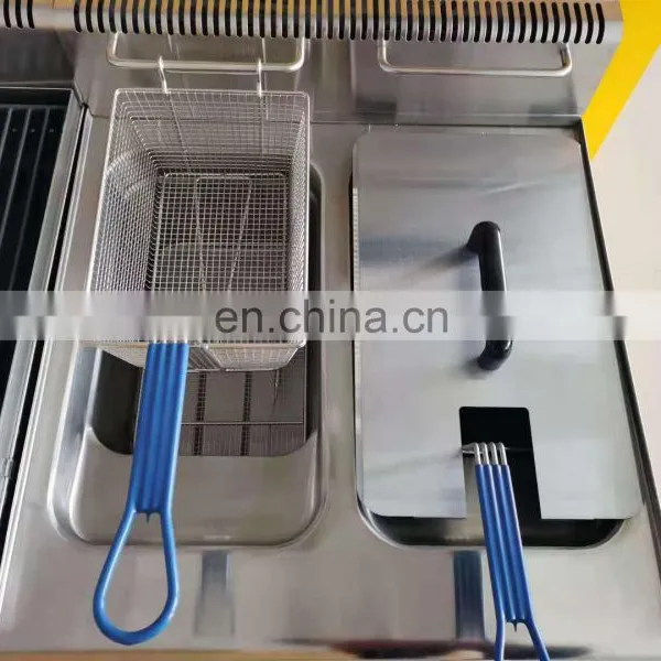 Stainless Steel Gas Fryer With Cabinet(1/3 Grooved)(CE Cerificate) photo-4