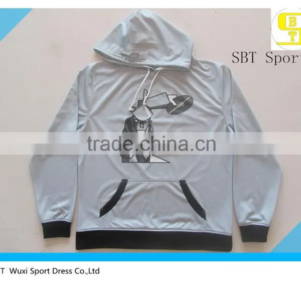Plain Fashion Custom Sports Wear Zip up Hoddies for Men photo-2