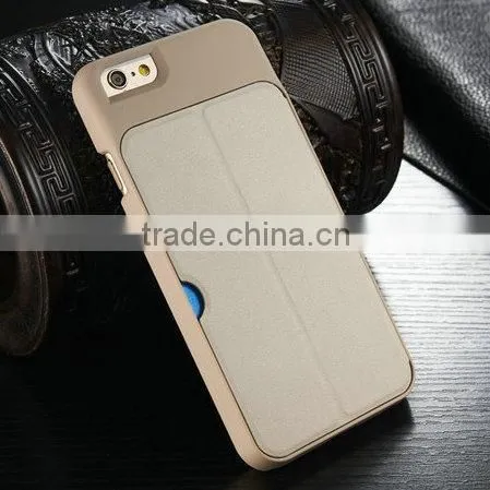 Business Leather Card Slots Matte Stand Mobile Phone Case Cover for IPhone 6 4.7inch photo-6