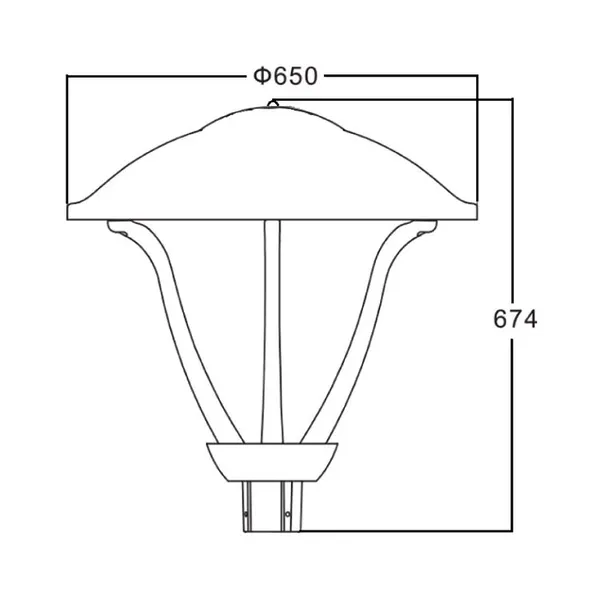 Led Garden Light For Park DLG-LED-019 photo-2