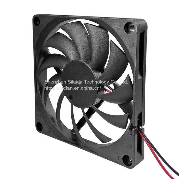 8010 8cm 80mm Slim Fan Double Ball Bearing 12V dc Axial Cooling Fan photo-4
