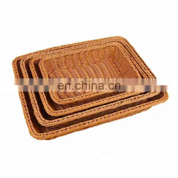 Wholesale Cane Proofing Weave Wicker Picnic Round Kitchen Woven Bread Rattan Basket photo-5