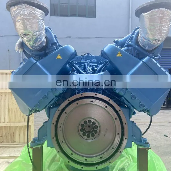 Genuine 1200HP Weichai Baudouin 12M33C1200-18 Marine Engine photo-4