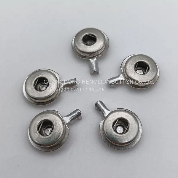 12mm Brass Half Pack Medical Electronic Button Medical Electrode Button photo-2