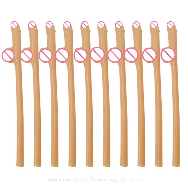 Naughty Pennis Shape Straws - Bachelorette Party Nightclub Funny Drinking Accessories photo-5