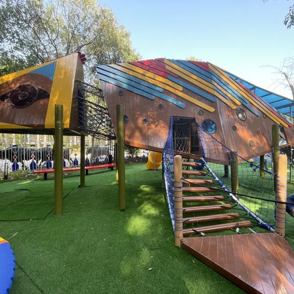 Large-scale Combined Wooden Amusement Equipment Flip Music