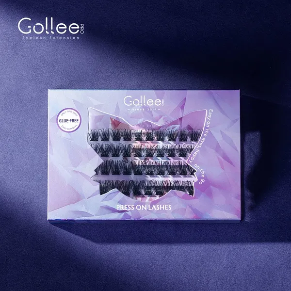 New Technology Glue-Free Lashes Waterproof No Glued Press-On Individual Cluster Fluffy Lash Self Adhesive Eyelashes