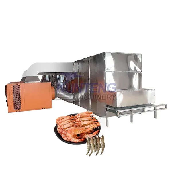 Heated air Dryer Washer Blanched Dehidrator Machine Chicken Meat Coffee Ground Grated Cassava Crayfish Sausage Drying Machine EPC