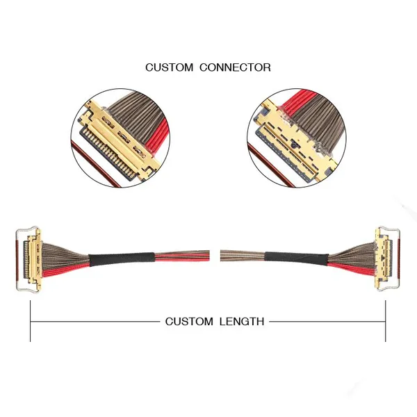 I-PEX 20633-220T-01S Micro Coaxial Cable Assembly 20-Pin LVDS EDP 0.4 Pitch photo-5