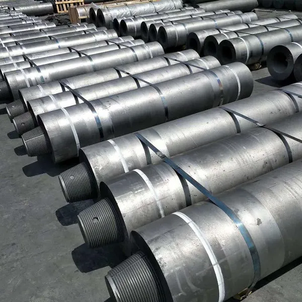 RP HP UHP Graphite Electrode With Nipples for Electric Arc Furnace Steelmaking, Diameter 100‑700mm