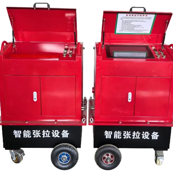 Intelligent Tensioning Equipment with Dual-control System for Bridge Prestressing