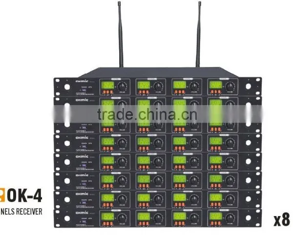 OK-4 Four Channels Wireless Microphone China Supplier for Microphone Gooseneck photo-4