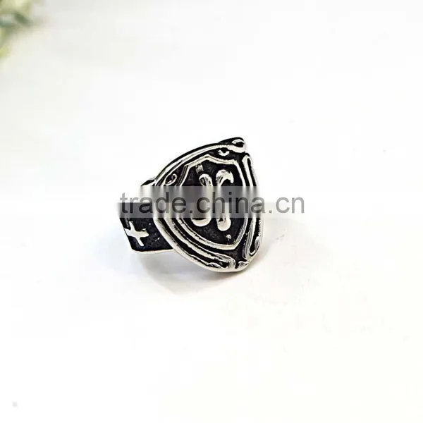 Ally Express Cheap Wholesale Ring Punk Jewelry Rings Silver Ring Blanks photo-3