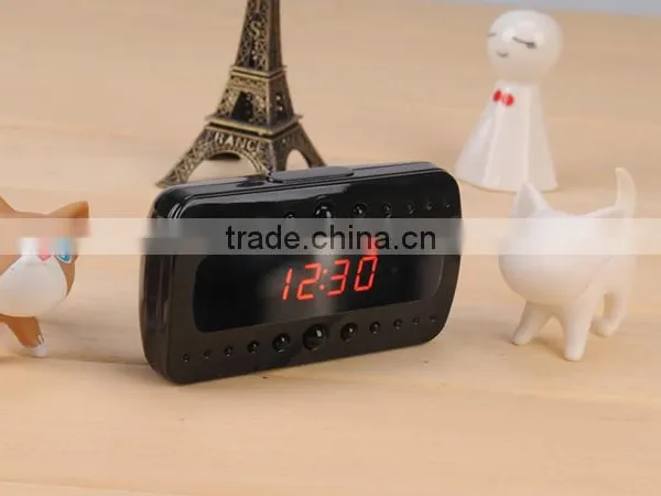 HD 1080P Alarm Clock Hidden Camera Clock With Battery and Long Time Recording Quality Choice photo-2