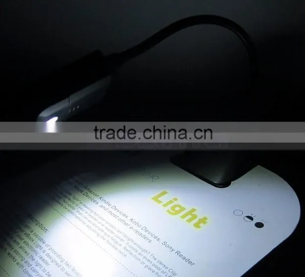 IP33 Grade 7lm LED Warm White Light Source LED Clip On Book Light photo-2