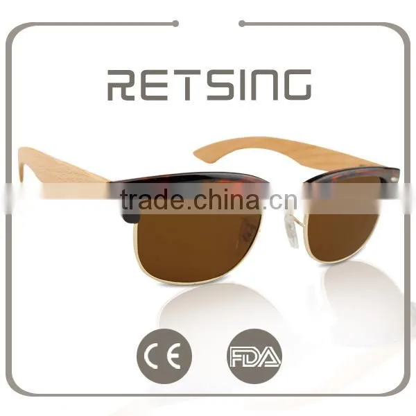 2016 New Fashion Factory Bamboo And Wood Sunglasses photo-3