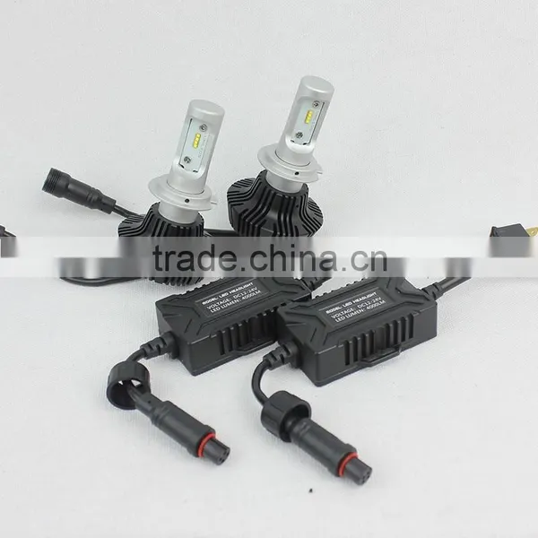 Excellent Heat Dissipation Car Accessories 4000lm 30w 12V Car Led Headlight h7 photo-4