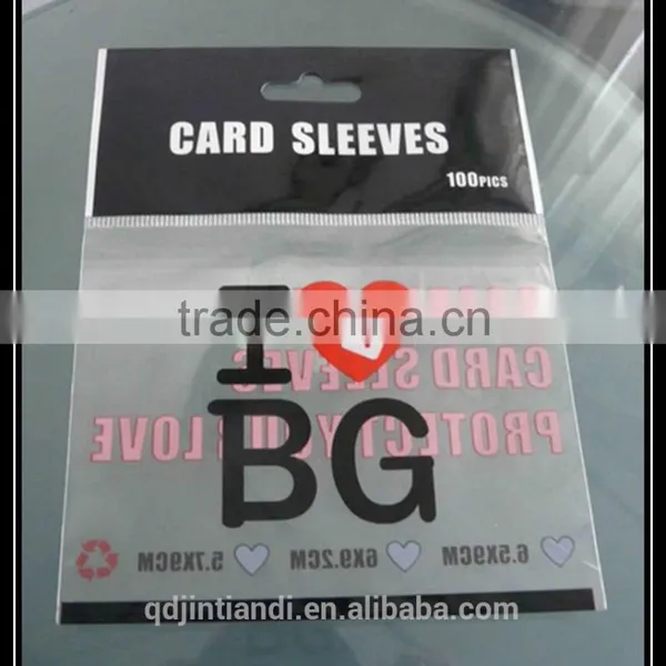 Wholesale Custom Printed Transparent Resealable Opp Poly Bag With Hang Hole With Hanger
