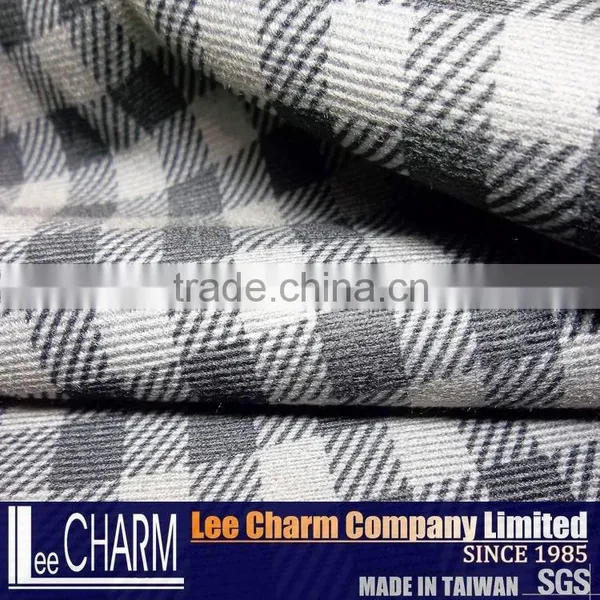 Houndstooth Check Fabric 60% Tencel 40% Cotton Blend photo-5