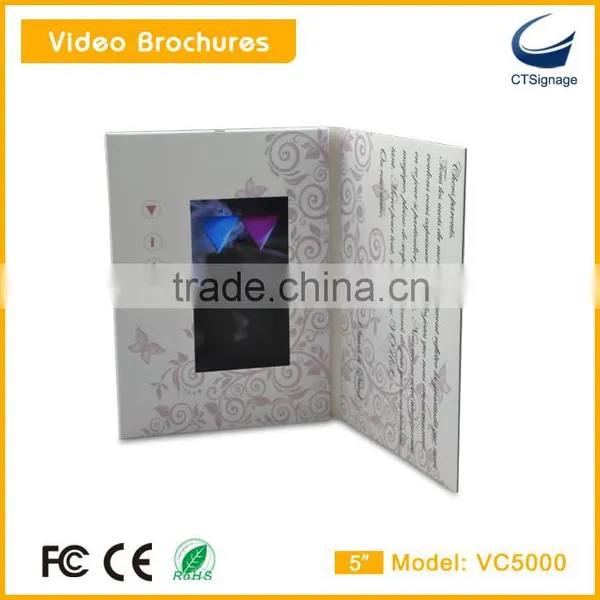 5 Inch Lcd Video Brochre Card New Arrival for Advertise Player for Advertise Player,video Player for Education photo-2