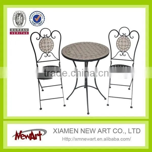 Metal Frame Mosaic Garden Furniture photo-5