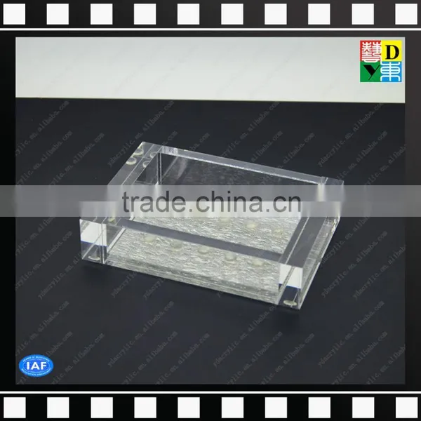 Acrylic Clear Square Soap Dishes Dispenser