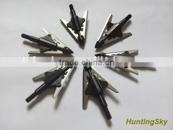 Hunting Broadhead 100Grain Expandable Broadhead Arrowhead For Archery Compound Bow Arrow photo-2
