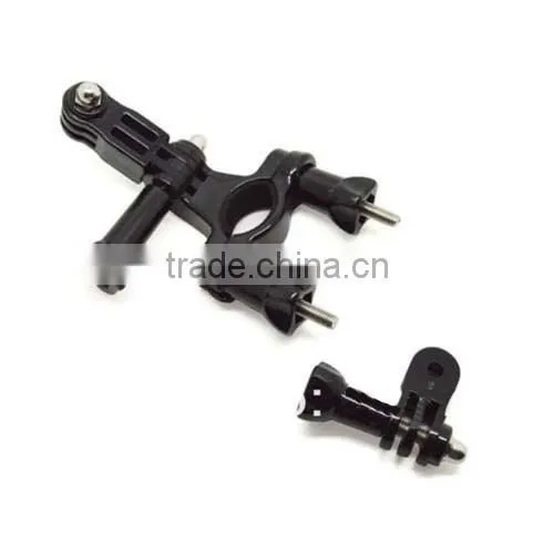 Bicycle Handlebar / Seatpost Clamp With Three-way Adjustable Pivot Arm for Go Pro photo-3