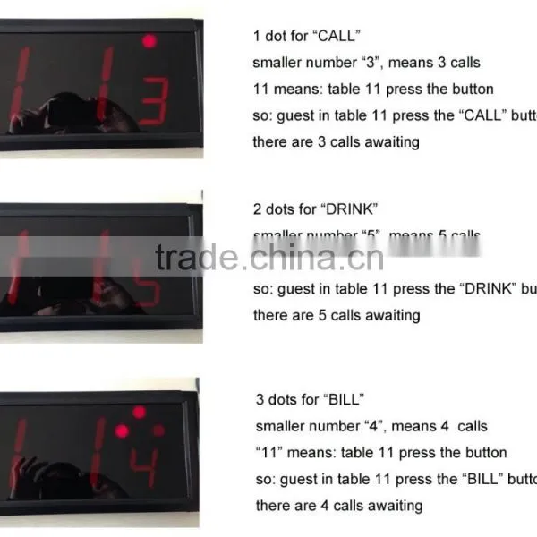 Electronic Waiter Caller Service Calling of Watch Pager and Call Service Buzzer photo-4