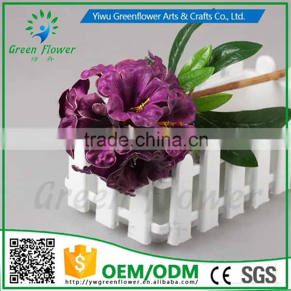 2016 Wholesale Multicolor Latex Artificial Flowers PU Real Touch Large Bouquet Wedding Bridal Decor Display Flower photo-3