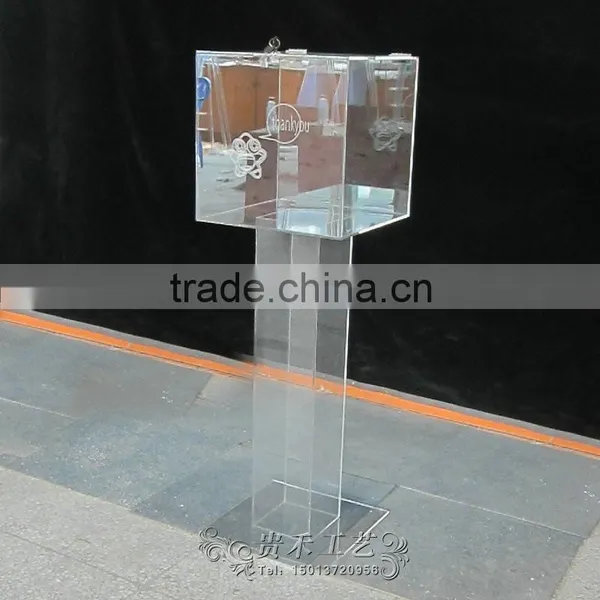 GH-RJ011 Customized Acrylic Donation Box ,acrylic Donation Box With Lock photo-5