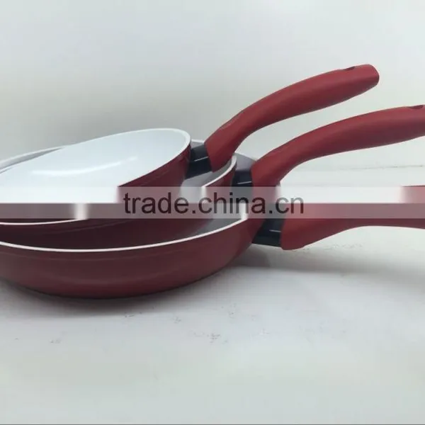 Best Saling Aluminum Non Stick Coating Pressed/Forged Cookware Set Frying Pan Skillet Set photo-2
