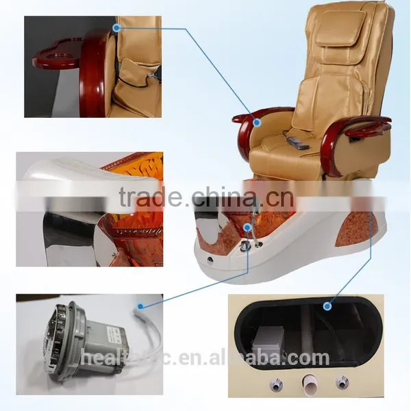 Hot Sale Glass Bowl Pedicure Foot Spa Massage Recliner Chair photo-6