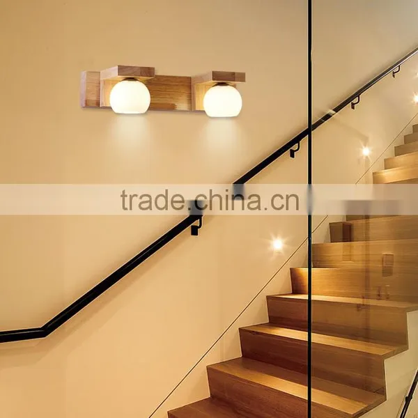 Acrylic Rubber Wooden Wall Lamp Home Commercial LED Lighting Quality Choice