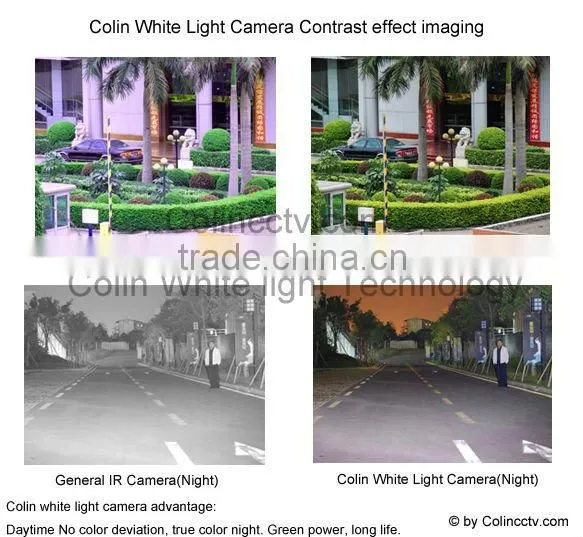 Colin Supply China Patent New White Light Technology Support Color Night Vision Indoor Security Camera Indoor Dome Cctv photo-6
