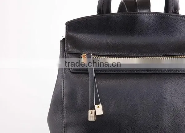 4804 Classic Style Fashion Custom Daily Backpack High PU Leather Laptop Bag Backpack 2016 photo-6