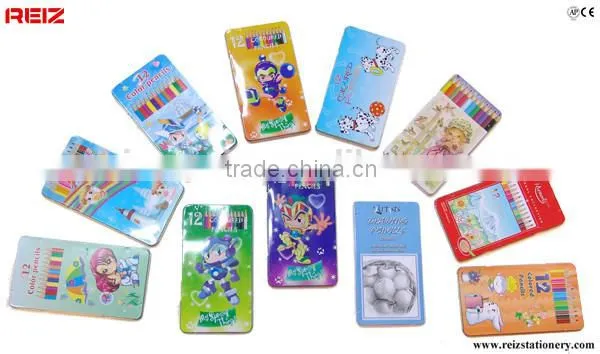 Student Use Tin Box Pack Pencil Tin Box Pack Color Pencil photo-3