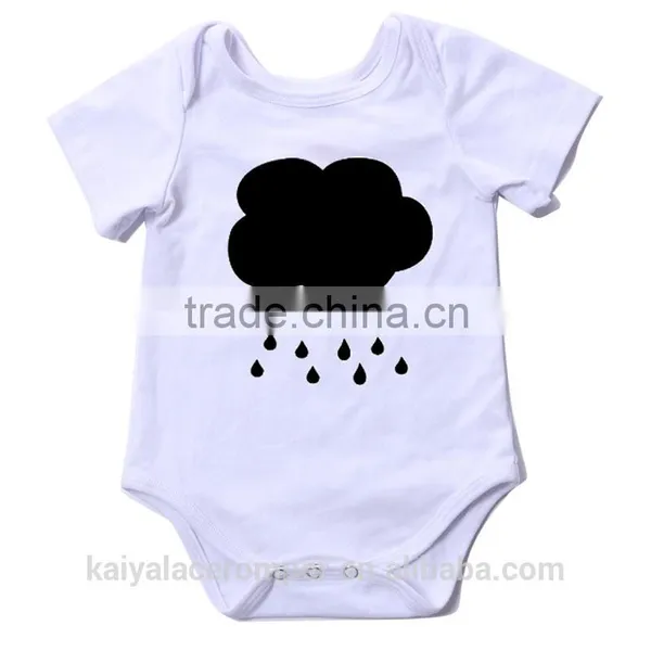 Baby Clothing Toddler Clothing Organic Cotton Black Animal Baby Romper photo-3