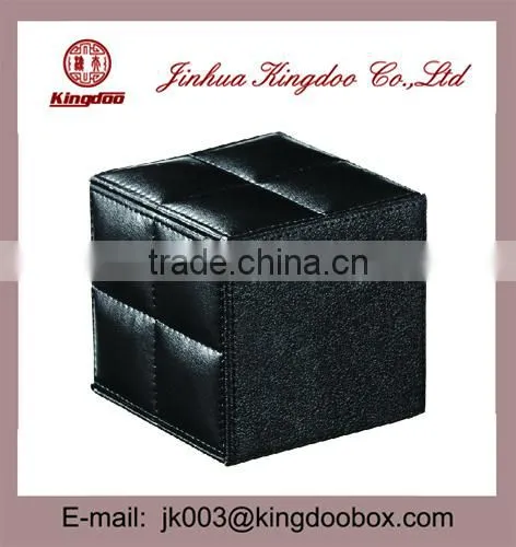 Jinhua Supplier Square Leather Stationary Holder Box photo-4