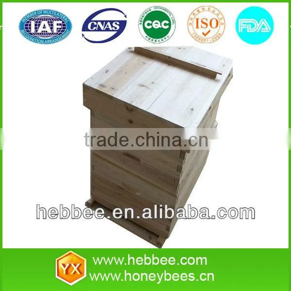 Fir wooden single level beehive