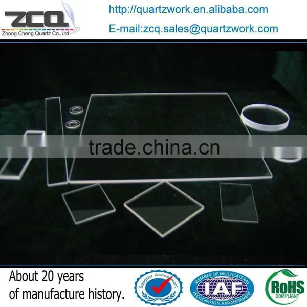 Thin Quartz /fused Silica Glass Sheet 75*75*28*2 photo-2
