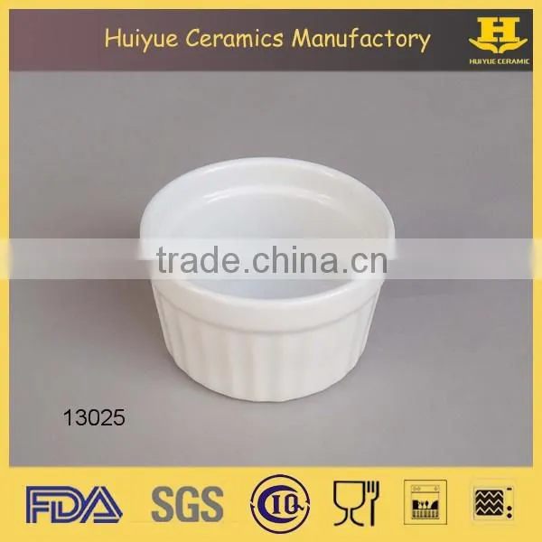 Ceramic Round Cheese Ramekin Bowl photo-2