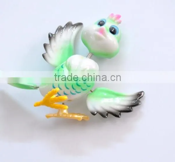 4 Inch Plastic Art Customized Animal Handmade Cartoon Bird Fridge Magnets For Home Decoration photo-3
