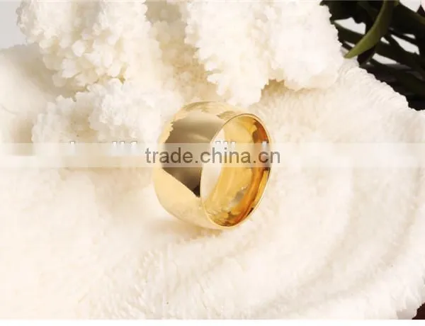 Gold Plated Jewelry Stainless Steel Ring Dubai Gold Ring Designs photo-2
