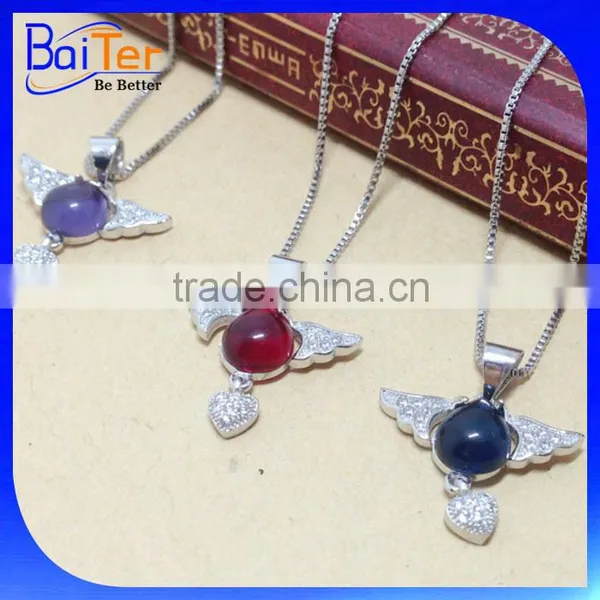 Elegant Flower Shaped 925 Sterling Silver Large Garnet Pendant photo-6