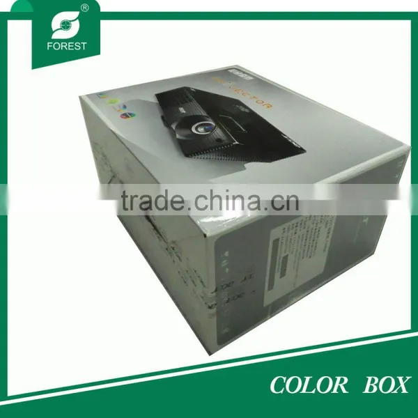 COLOR PAPER BOX WITH MATT LAMINATION,BOX WITH HANDLE photo-3